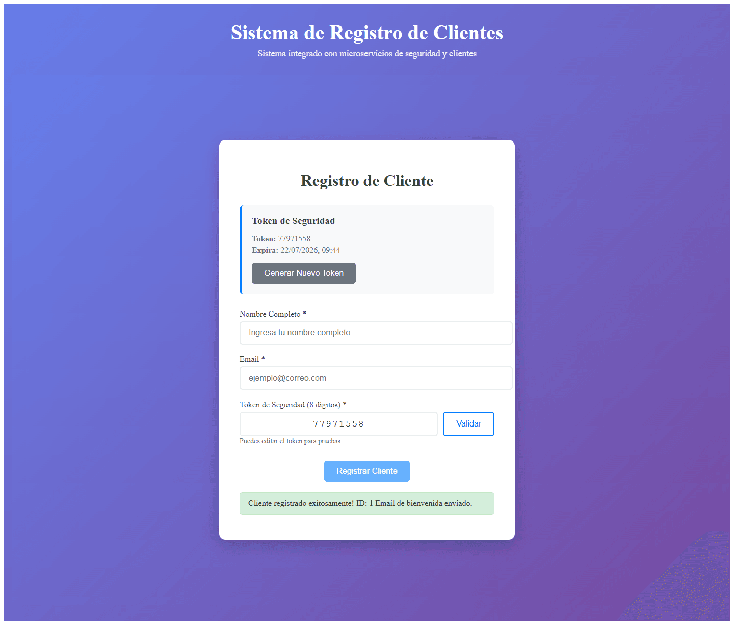 Registro completado