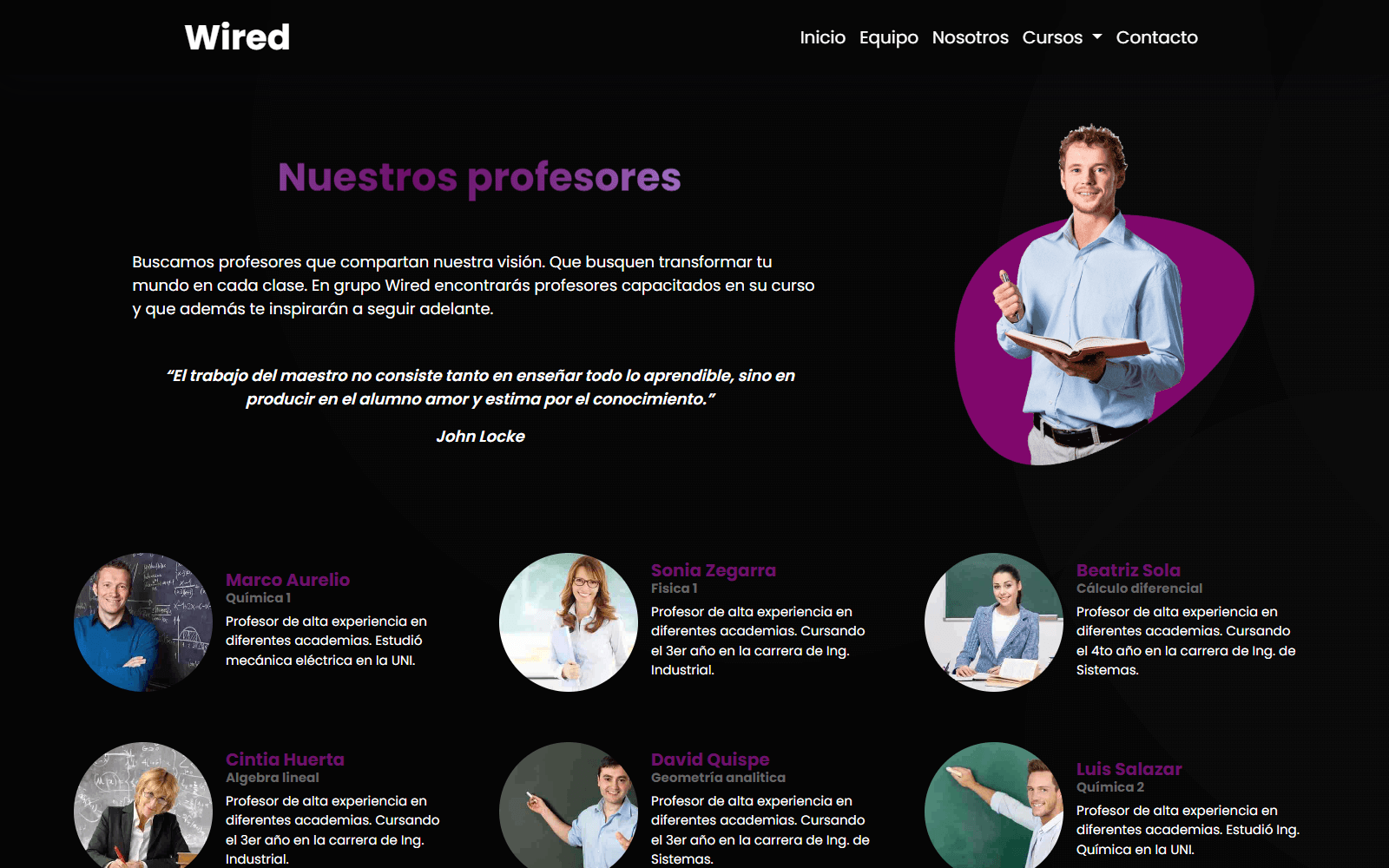 Equipo docente